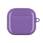 Purple AirPods Pro protective hard shell case with glossy finish and secure fit