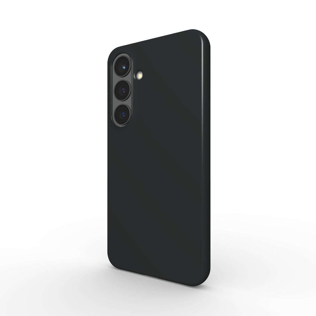 Black Shadow Samsung Slim Phone Case with glossy finish and slim, lightweight design providing scratch and drop protection