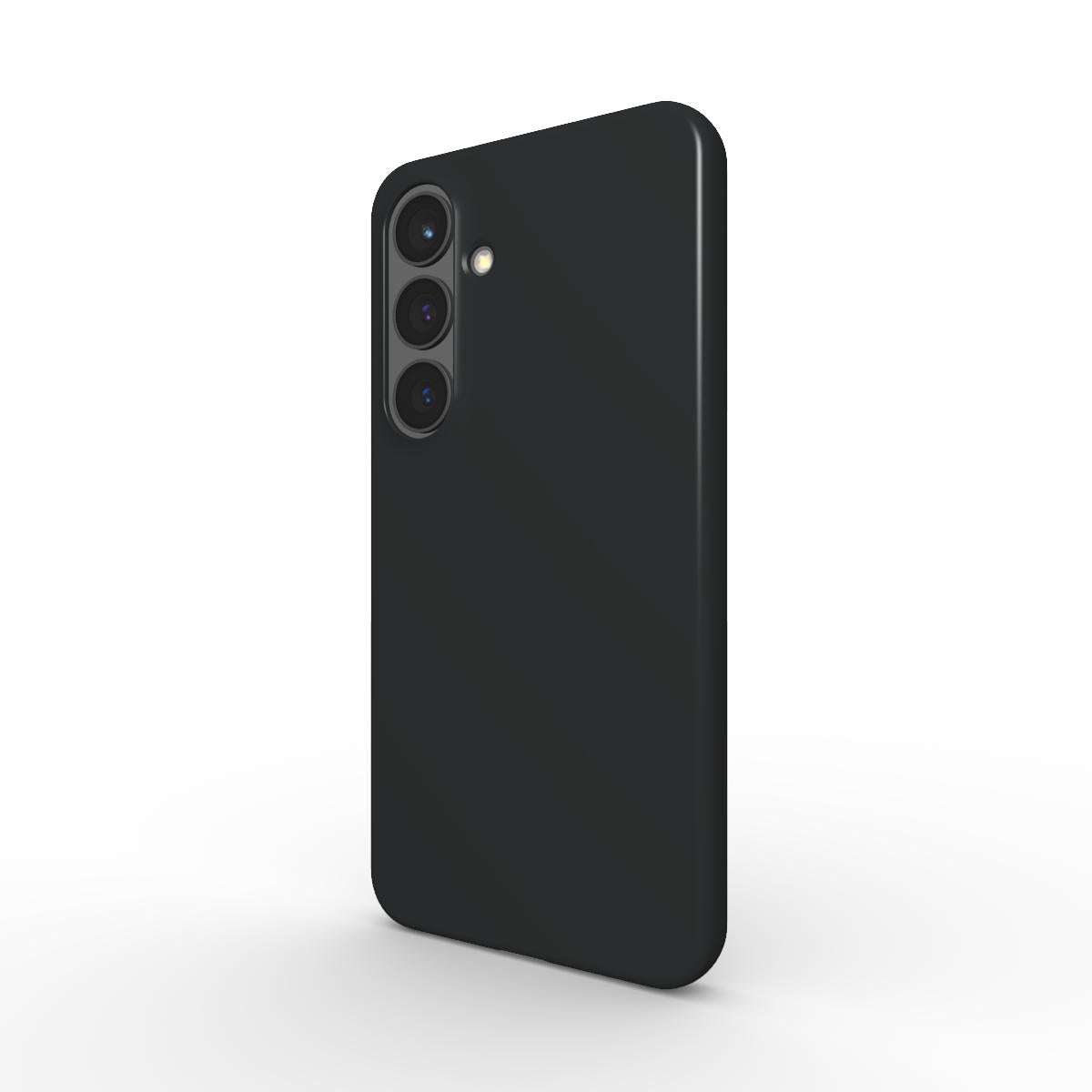 Black Shadow Samsung Slim Phone Case with glossy finish and slim, lightweight design