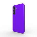 Electric Violet Samsung slim phone case with glossy finish and lightweight design