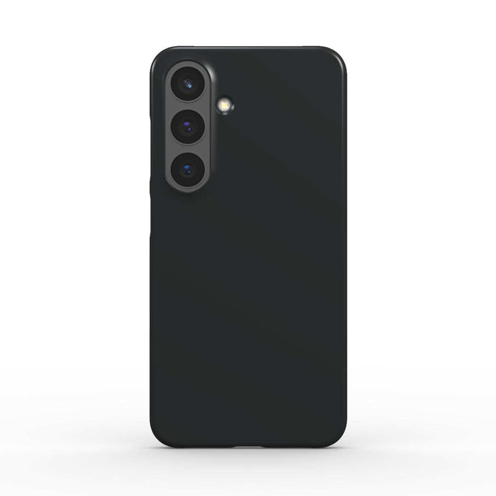 Black Shadow Samsung slim phone case with glossy finish and slim design