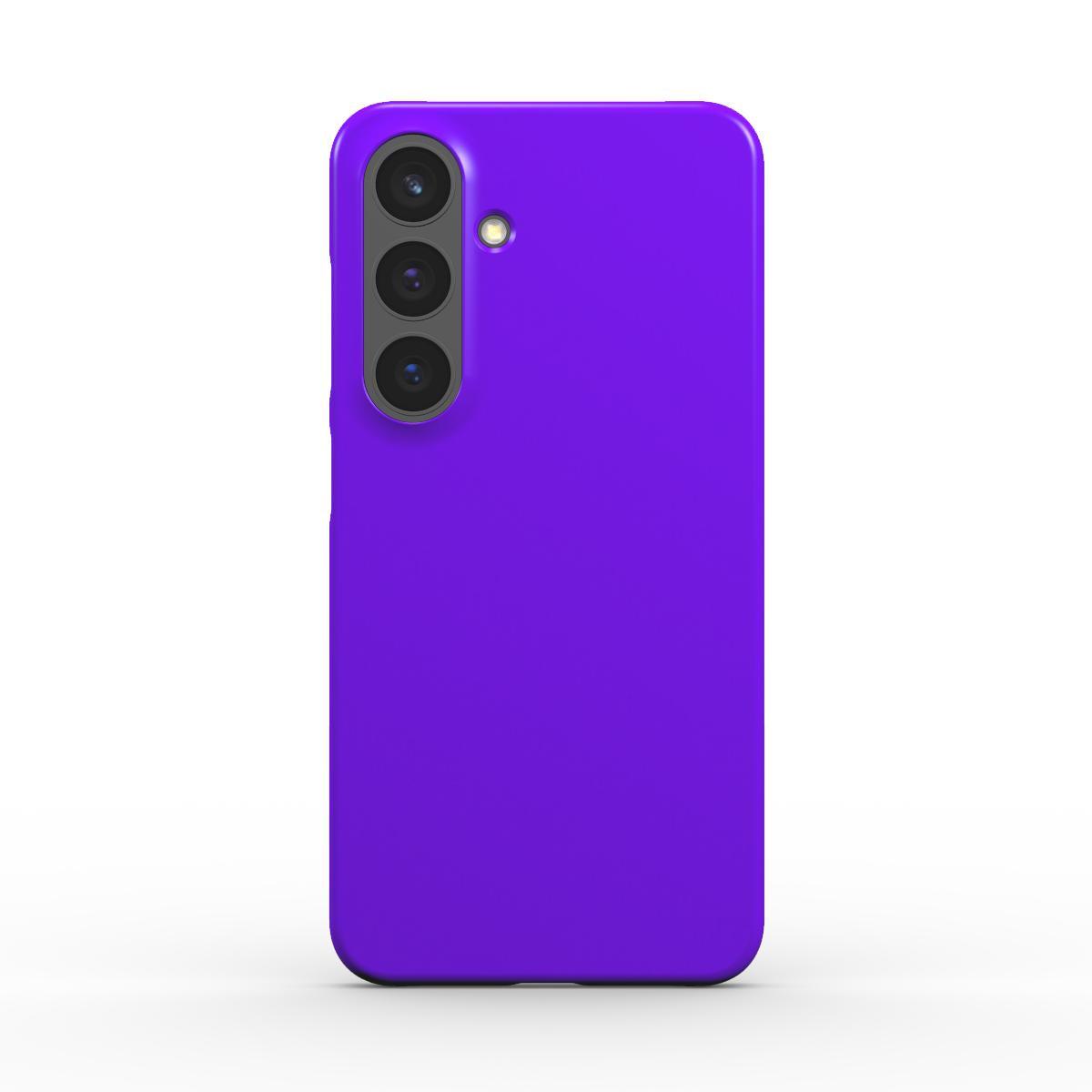 Electric Violet Samsung Slim Phone Case with glossy finish and ultra-slim design