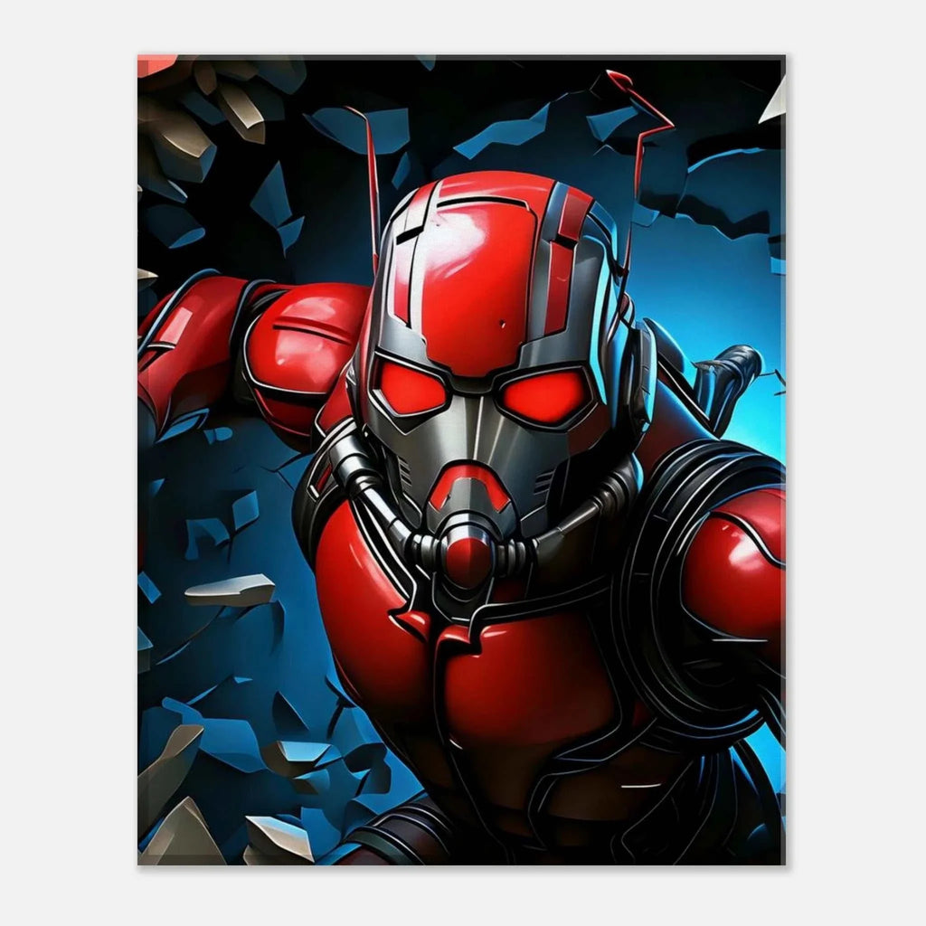 Antman Canvas featuring dynamic Marvel artwork with bold colors, perfect for adding excitement and energy to any room.