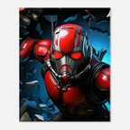 Antman Canvas featuring dynamic Marvel artwork with bold colors, perfect for adding excitement and energy to any room.