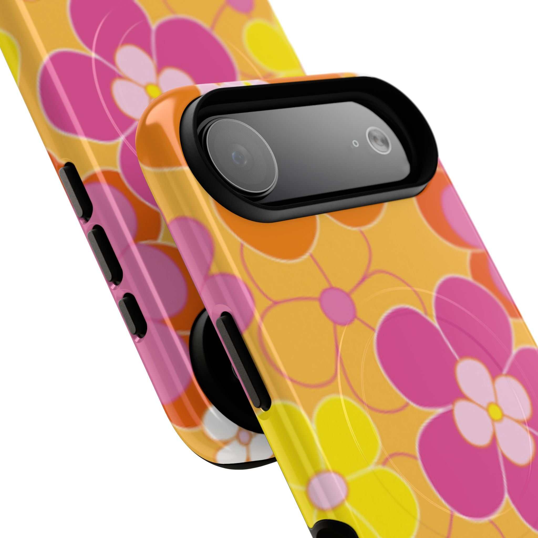 Retro Floral iPhone Magsafe Phone Case