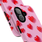 Pink Hearts iPhone Magsafe Phone Case