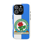 Blackburn Rovers MagSafe iPhone case with blue and white design and official-inspired club crest