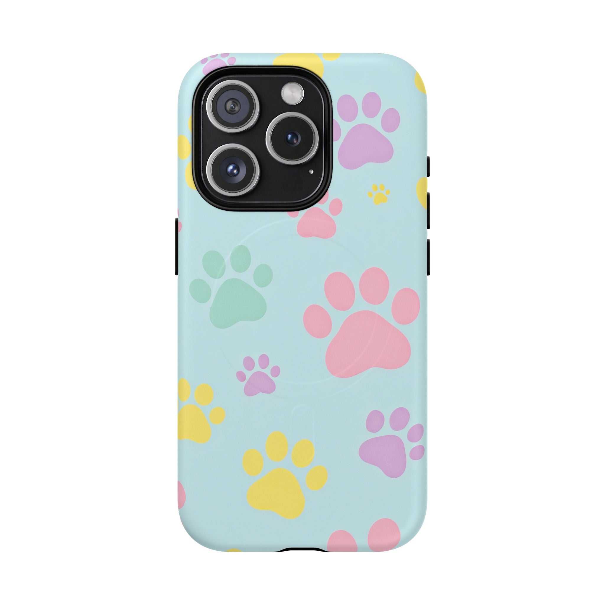 Pastel Doggy Paw iPhone Magsafe Phone Case