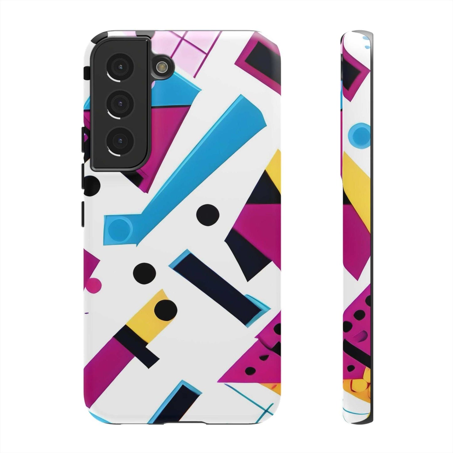 Bright Geometric Samsung Phone Case Designed By Littlebitz 