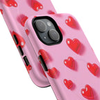 Pink Hearts iPhone Magsafe Phone Case