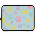 Pastel Doggy Paw Laptop Sleeve