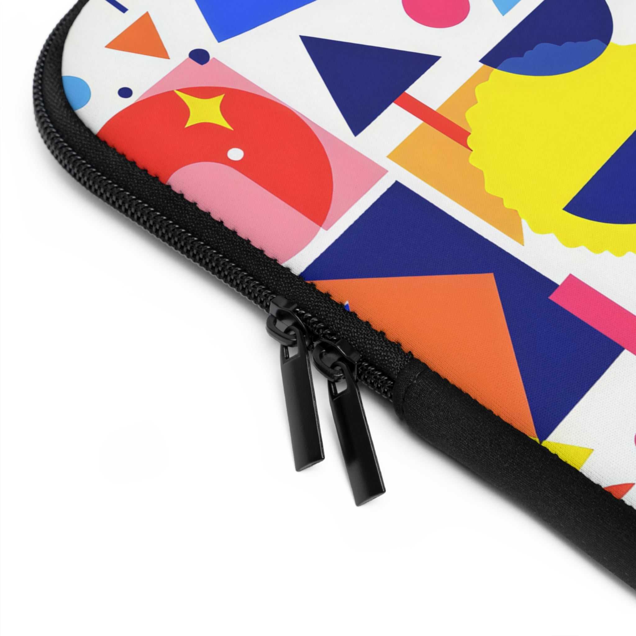 Bright Geometric Print Laptop Sleeve