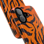 Orange Tiger Print iPhone Magsafe Phone Case