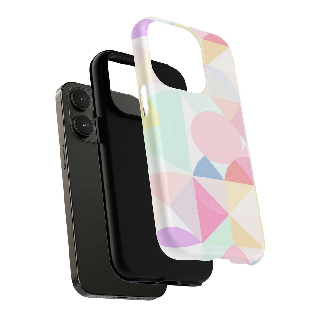 Pastel Geo Print iPhone Magsafe Phone Case
