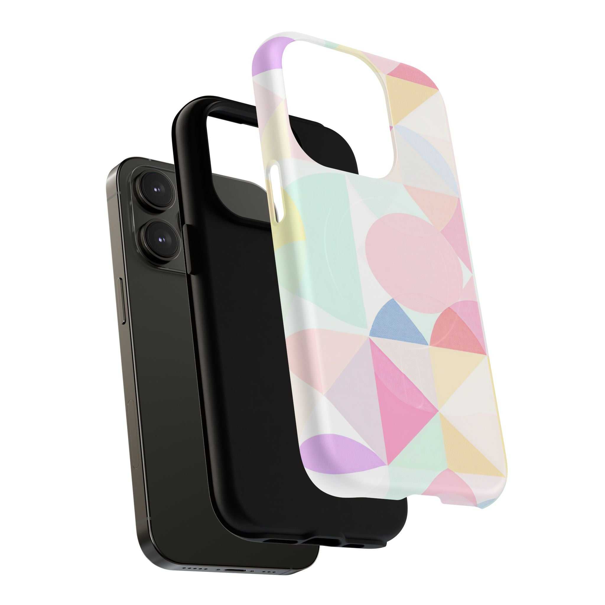 Pastel Geo Print iPhone Magsafe Phone Case