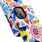 Bright Geo Print iPhone Magsafe Phone Case