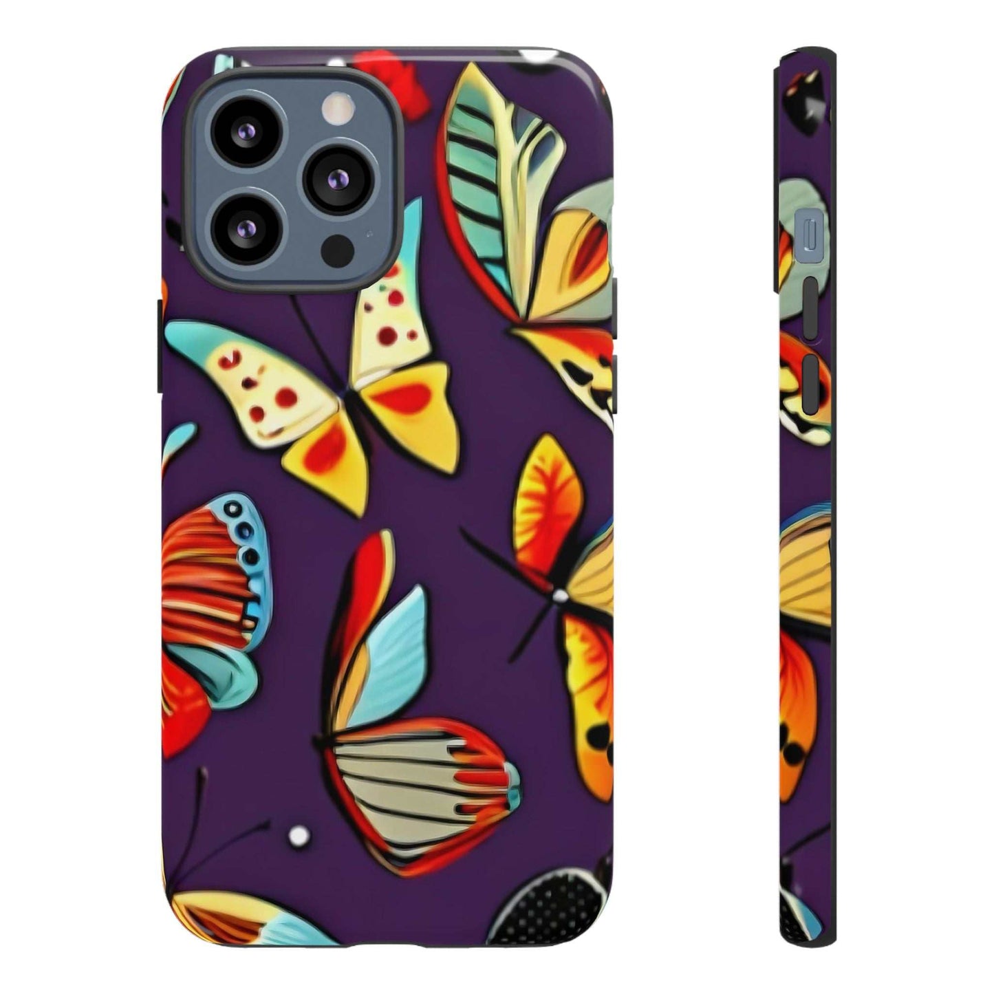 Bright Vibrant Butterfly Phone Case Designed By Littlebitz 