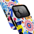 Bright Geo Print iPhone Magsafe Phone Case