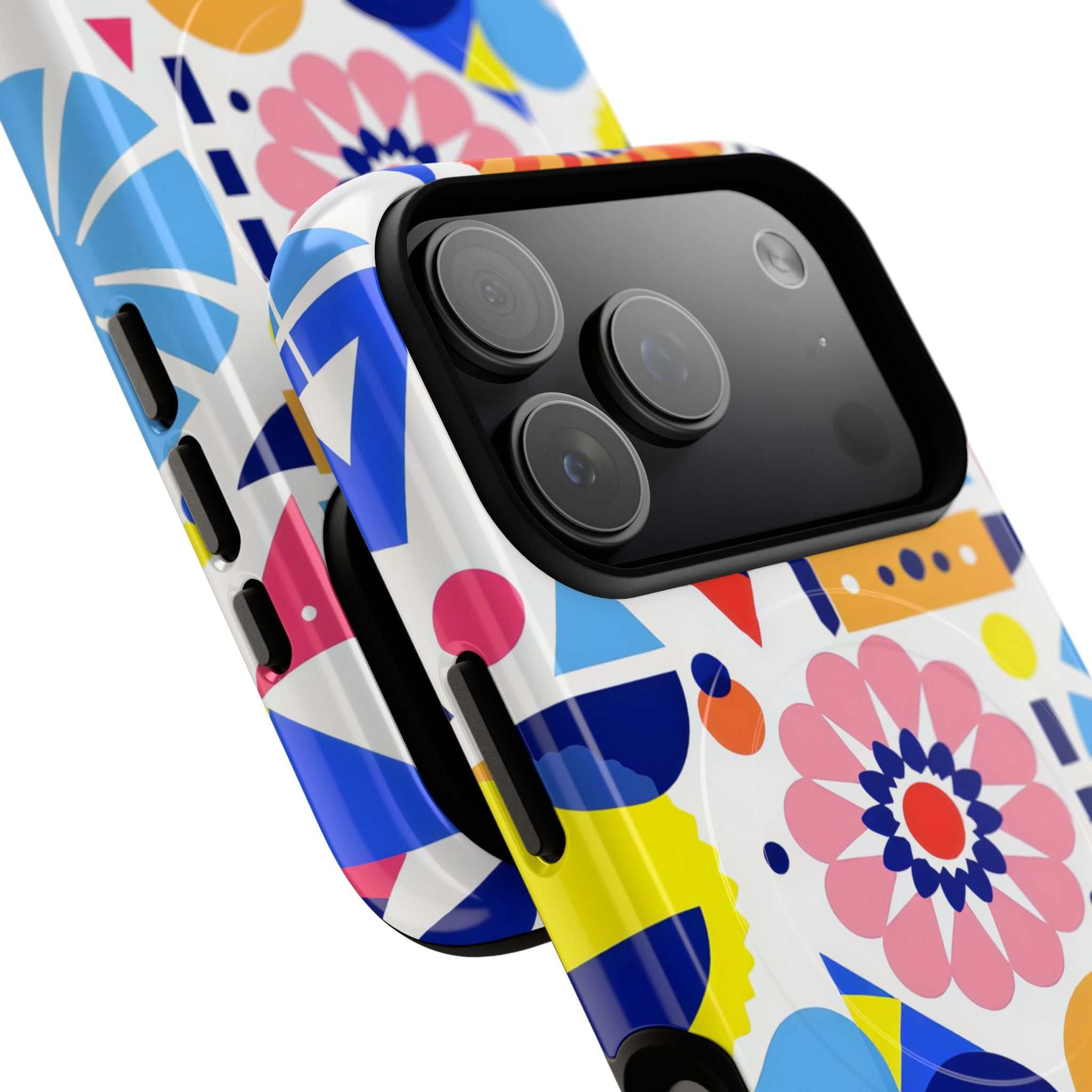 Bright Geo Print iPhone Magsafe Phone Case