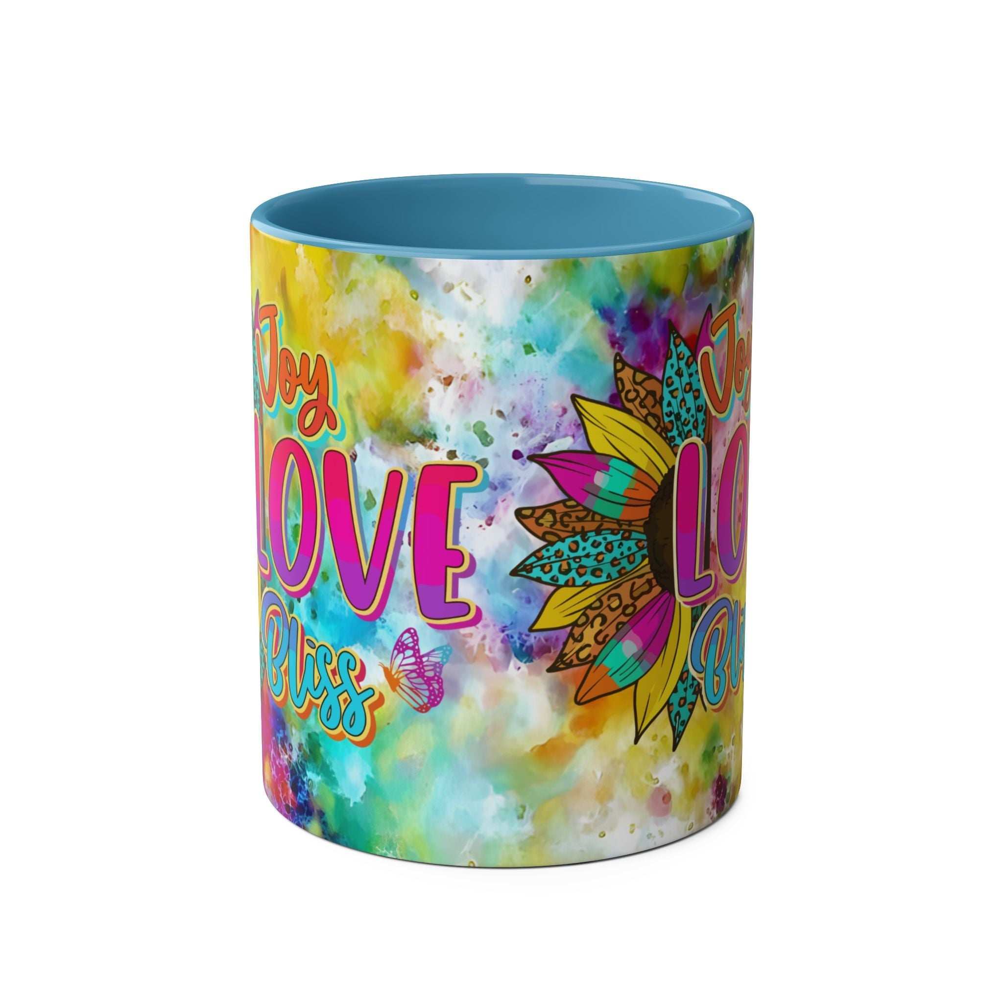 LGBTQ+ Pride Mug with Rainbow Design, Ceramic, 11oz, Glossy Finish