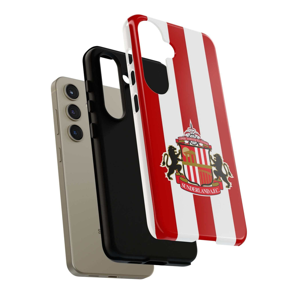 Sunderland FC Magnetic Samsung phone case with red and white colors and dual-layer protection