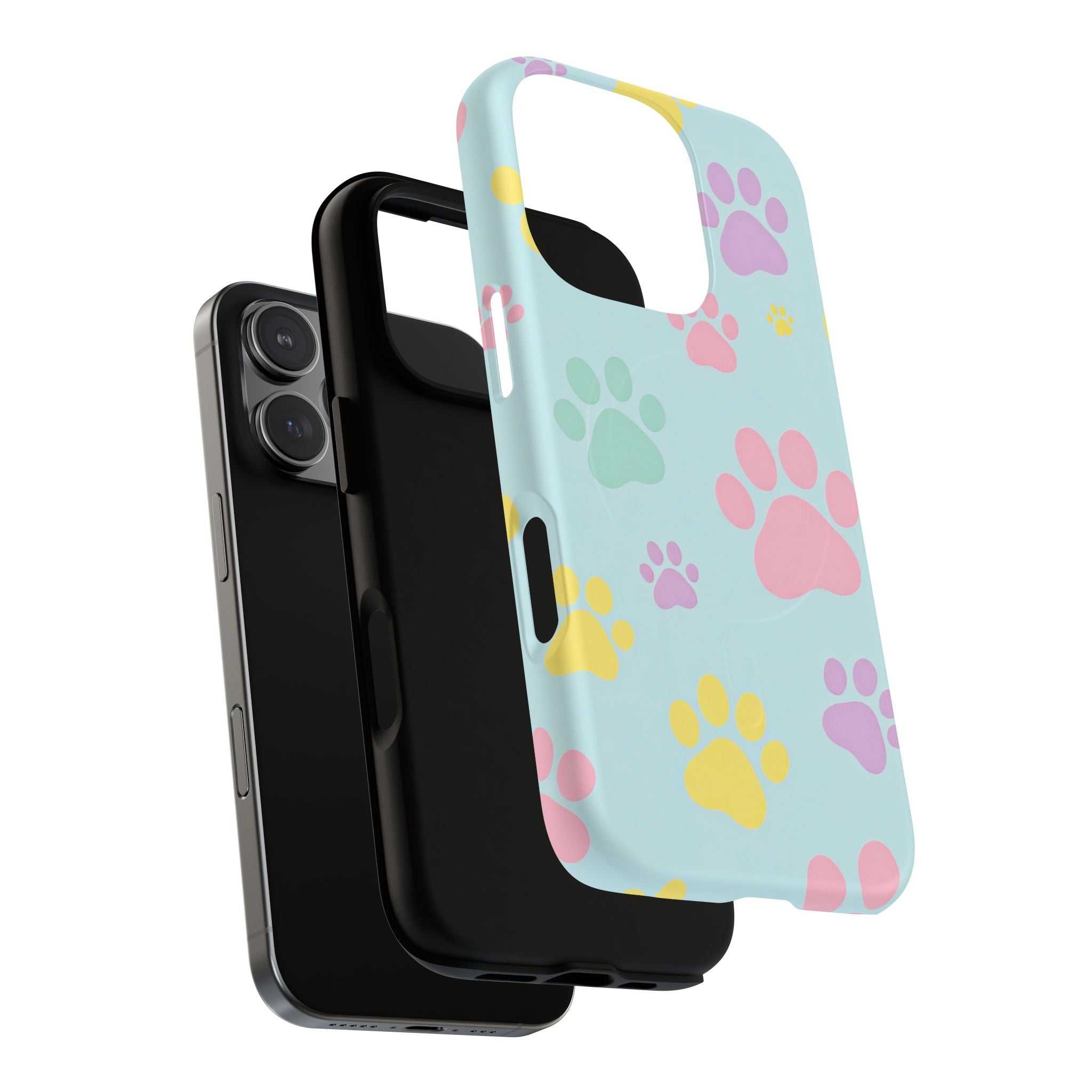 Pastel Doggy Paw iPhone Magsafe Phone Case