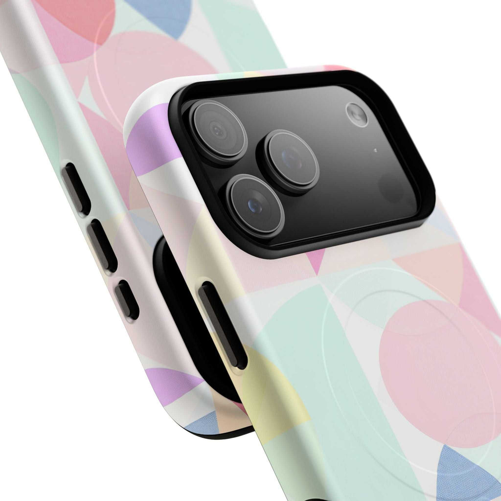 Pastel Geo Print iPhone Magsafe Phone Case
