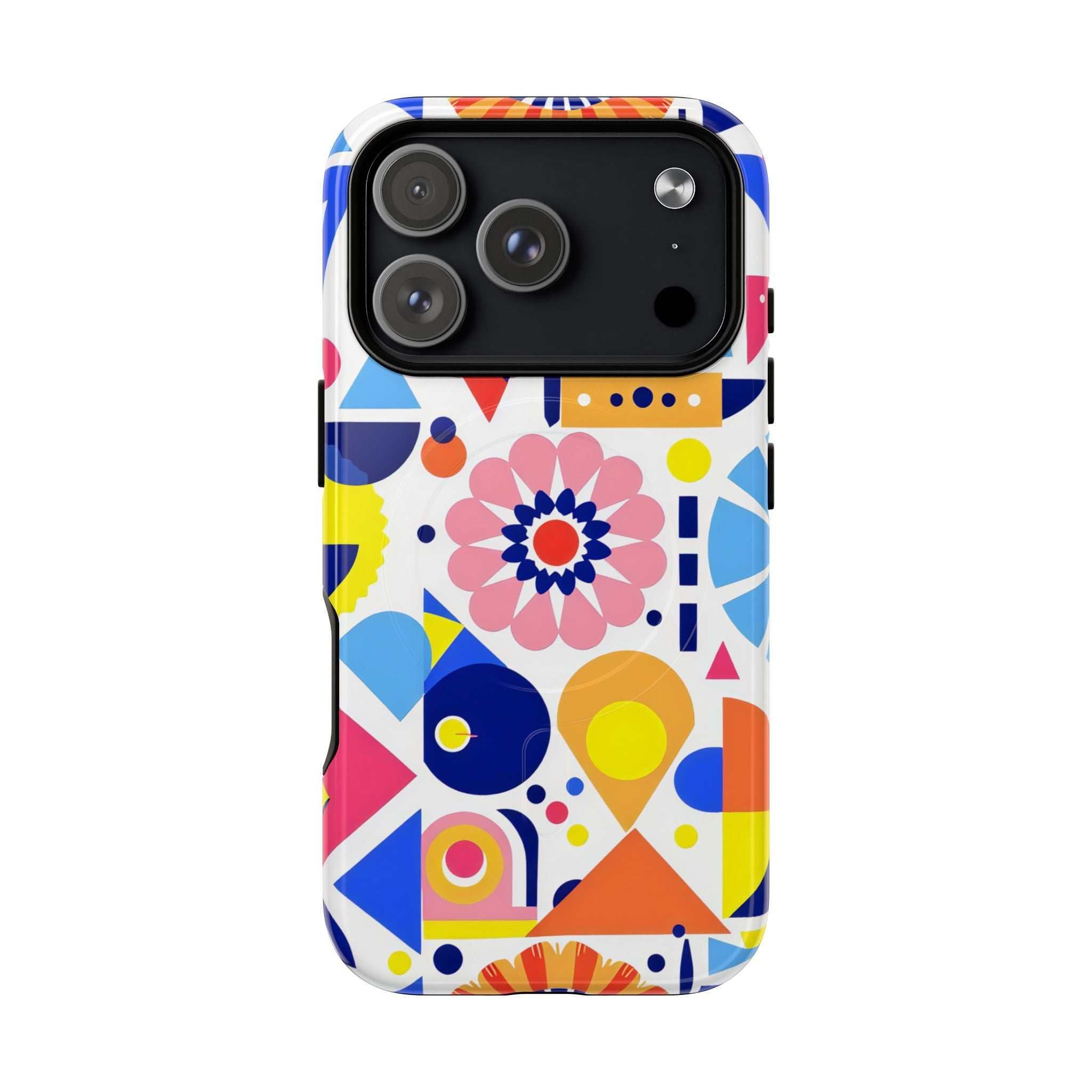 Bright Geo Print iPhone Magsafe Phone Case