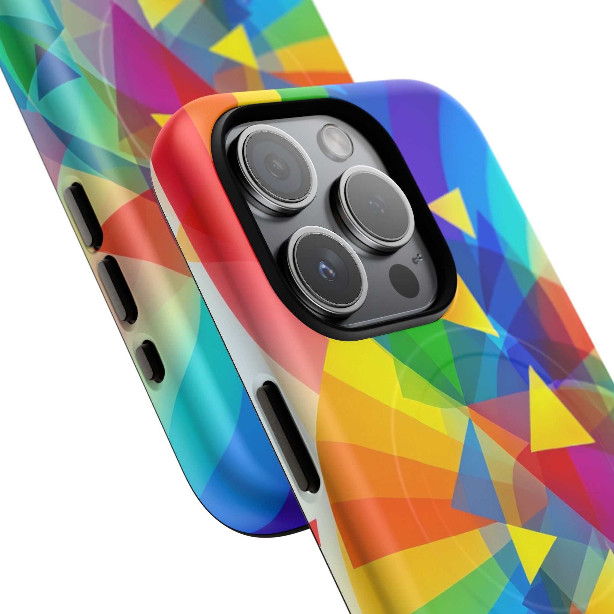 Geometric Pride Design iPhone Magsafe Phone Case