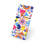 Bright Geometric Print Phone Display Stand