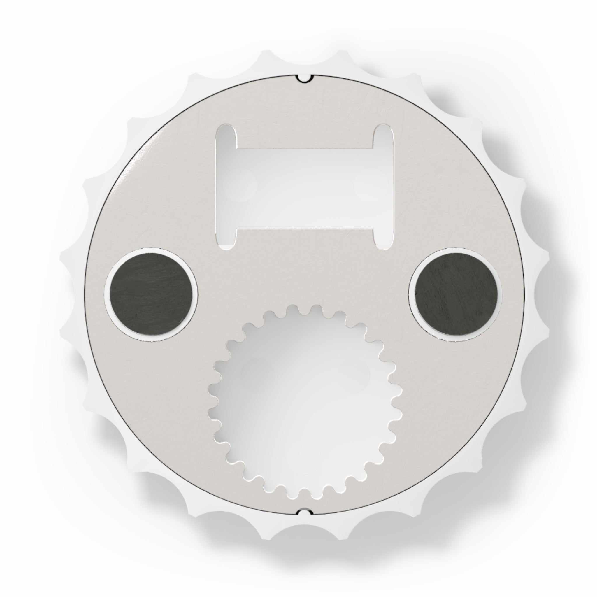 Dad Farts Stink Bottle Opener with magnetic top, dual-opening metal base, and durable bottle-cap design