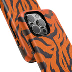 Orange Tiger Print iPhone Magsafe Phone Case
