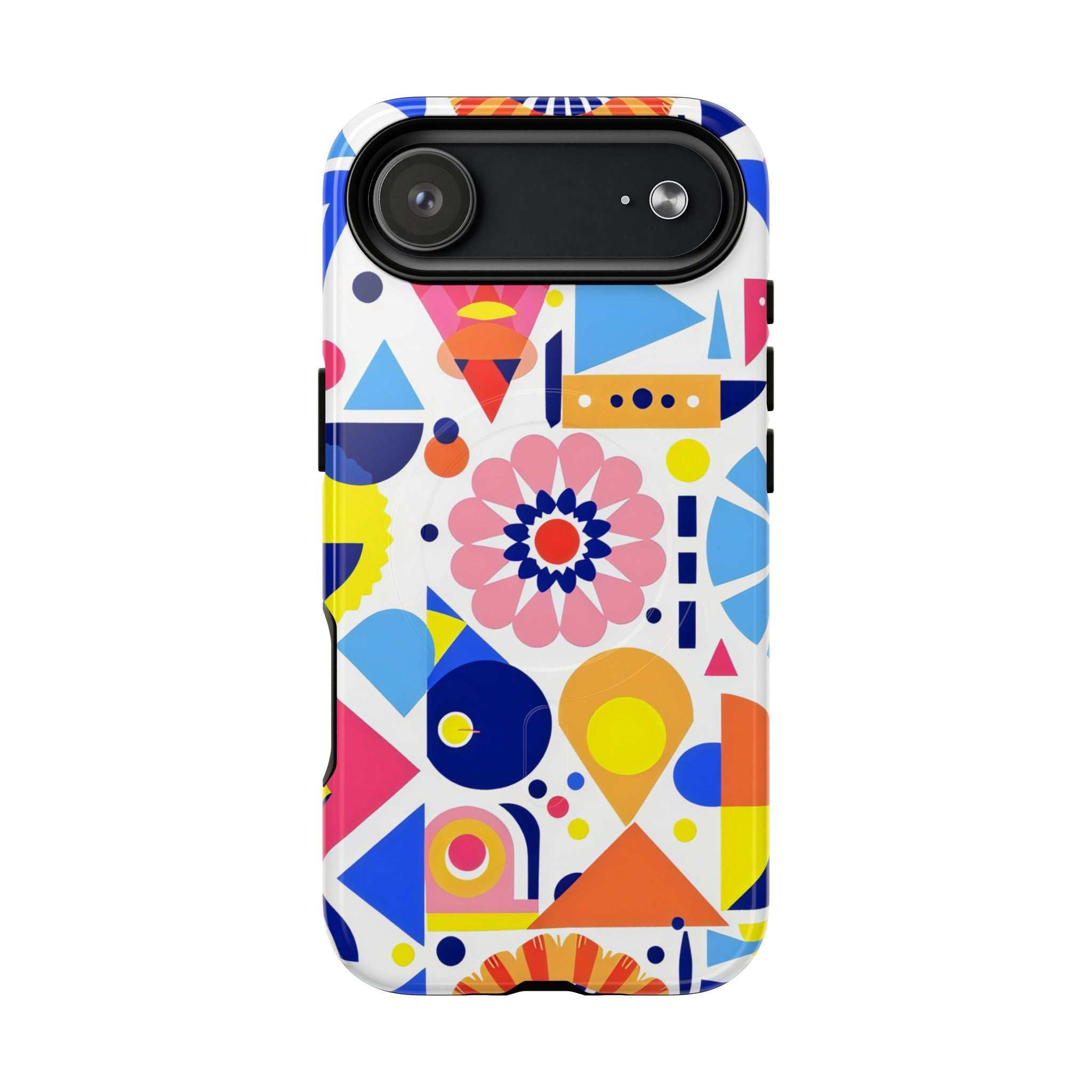 Bright Geo Print iPhone Magsafe Phone Case