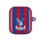 Crystal Palace FC AirPods Pro protective case with red and blue stripes and eagle crest
