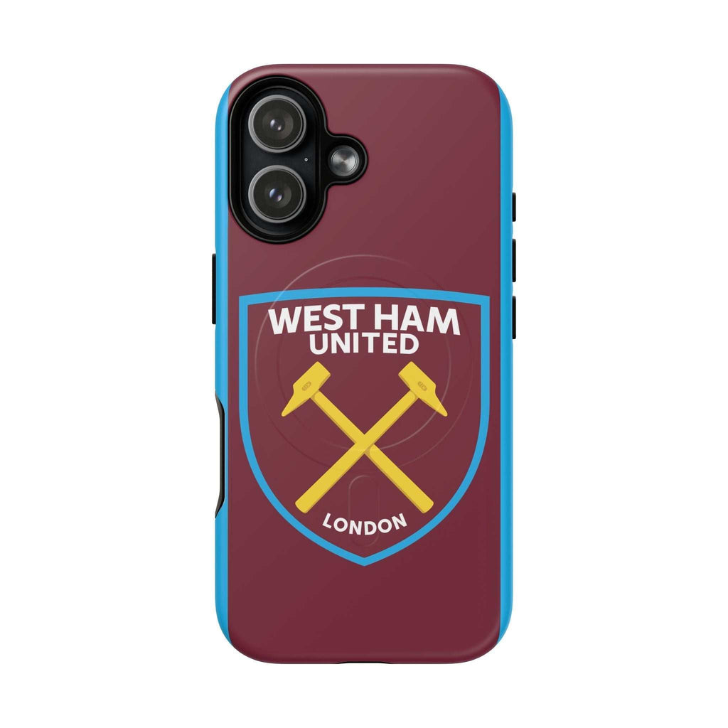 West Ham Utd MagSafe iPhone case with club crest and claret blue colors