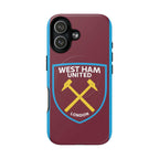West Ham Utd MagSafe iPhone case with club crest and claret blue colors