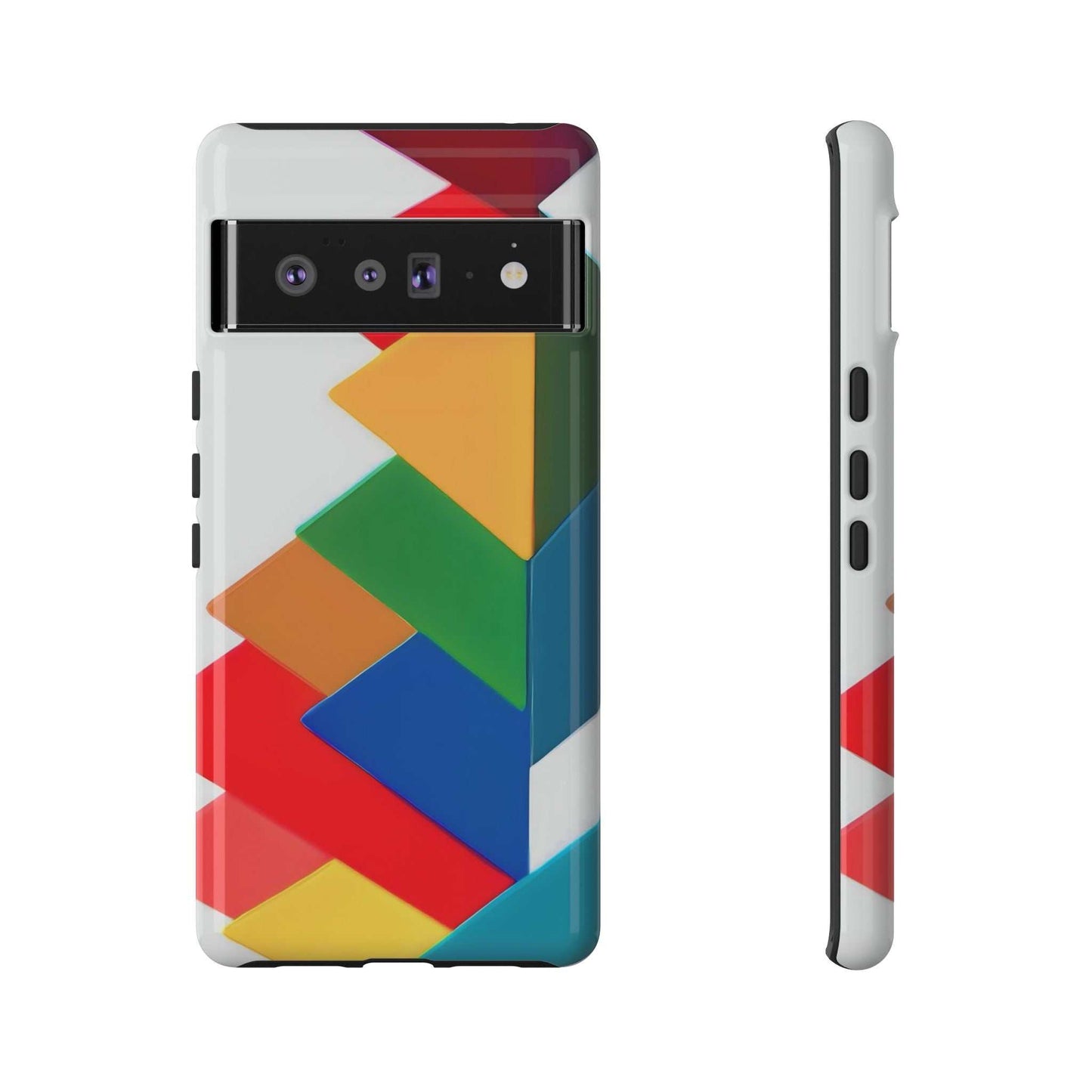 Colourful Print Google Pixel Phone Case designed by Littlebitz