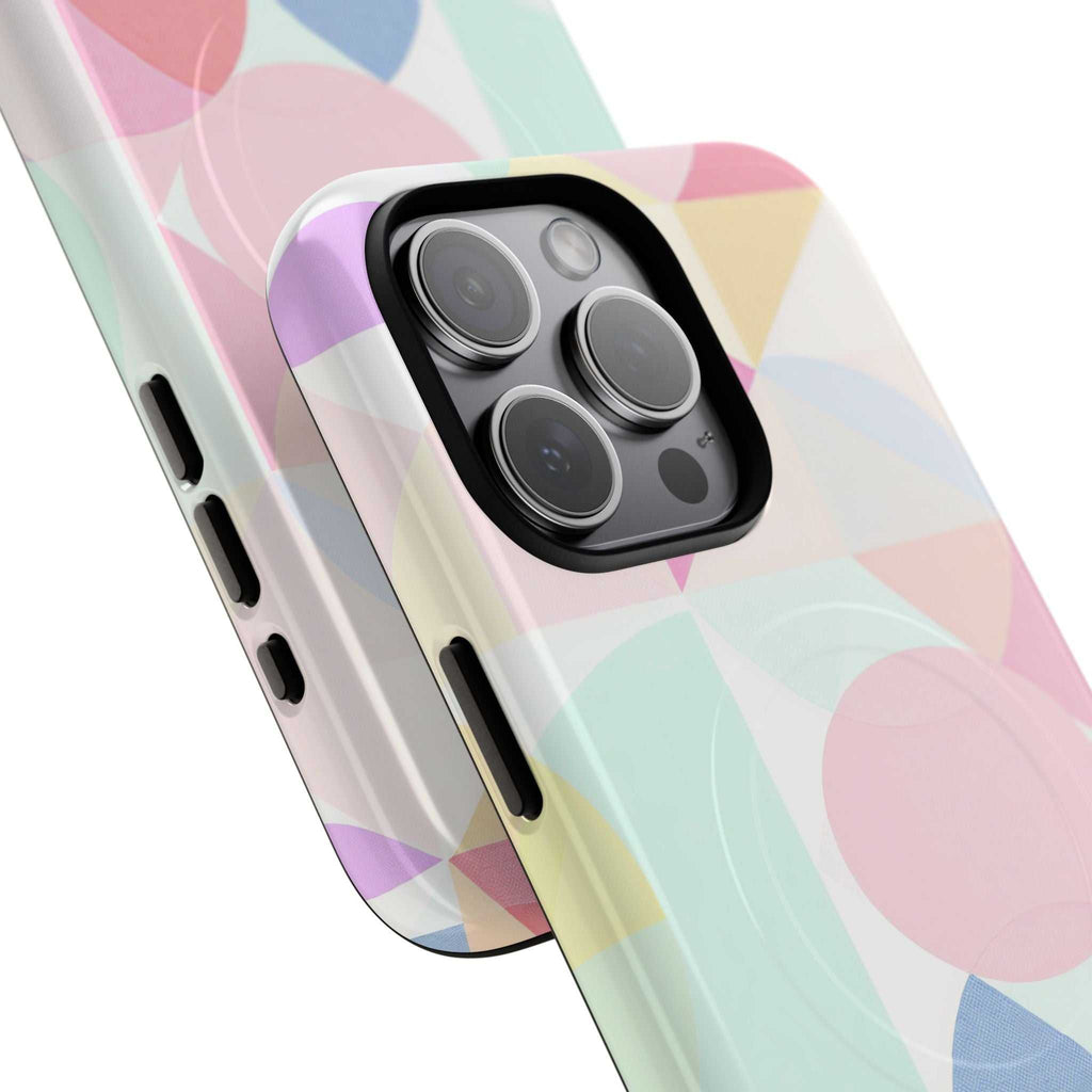 Pastel Geo Print iPhone Magsafe Phone Case