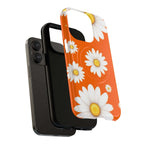 Orange Daisy Design iPhone Magsafe Phone Case