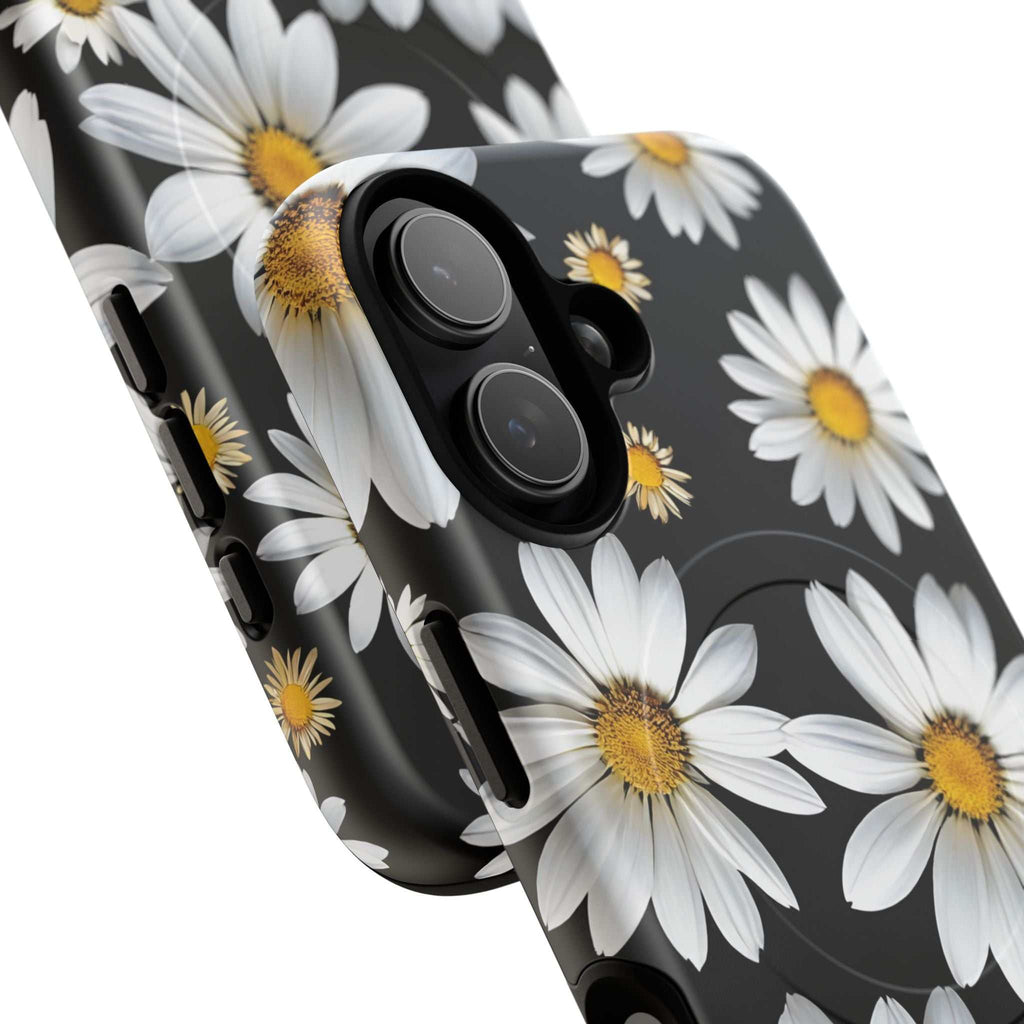 Black Daises iPhone Magsafe Phone Case