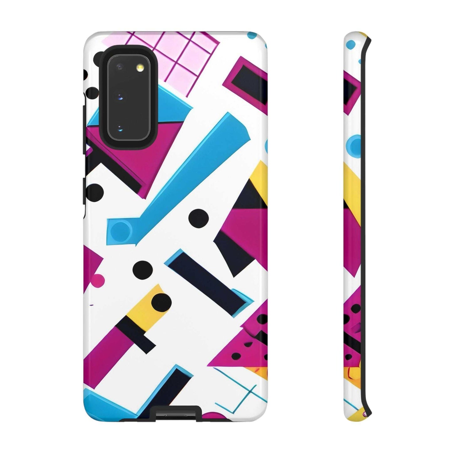 Bright Geometric Samsung Phone Case Designed By Littlebitz 