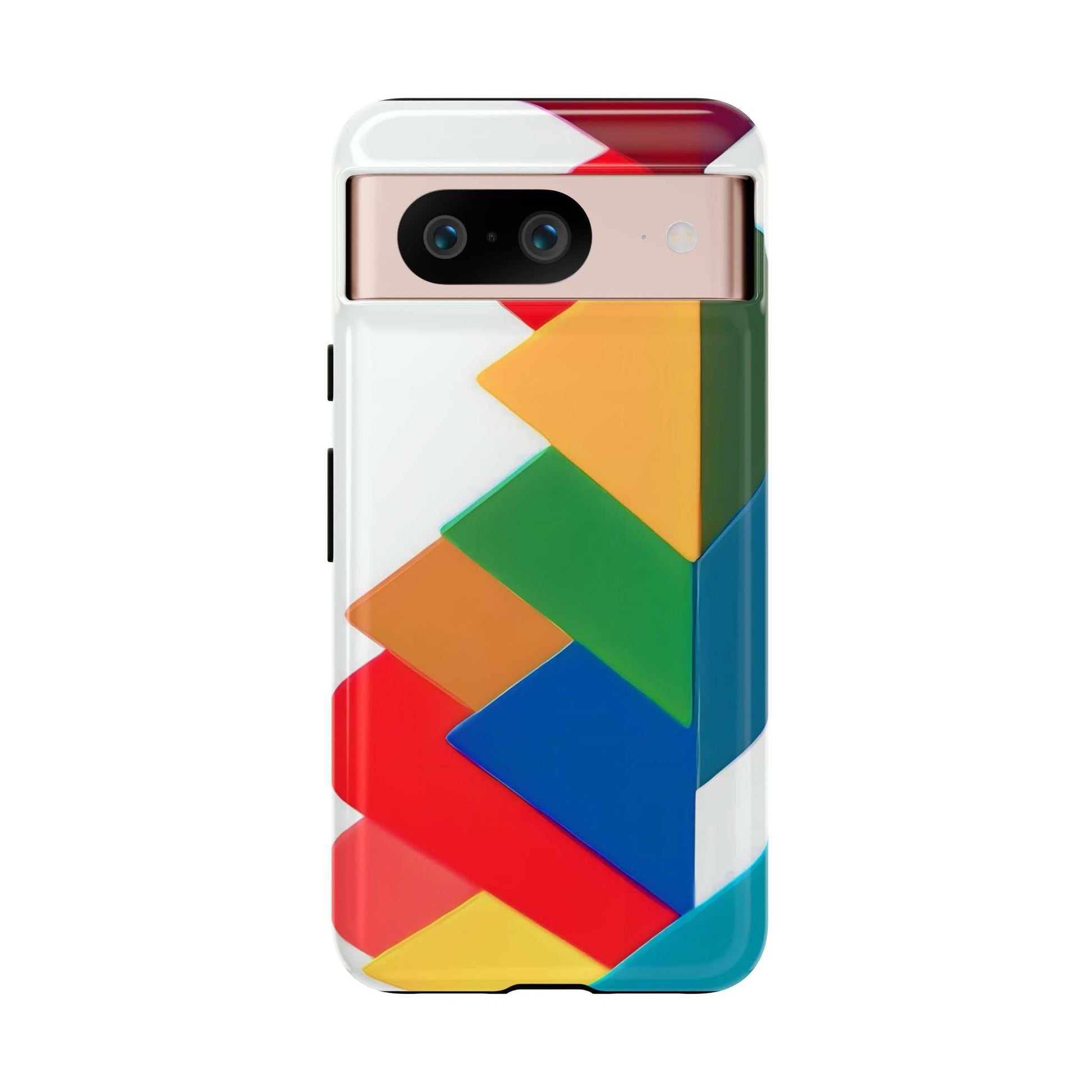 Colourful Print Google Pixel Phone Case designed by Littlebitz