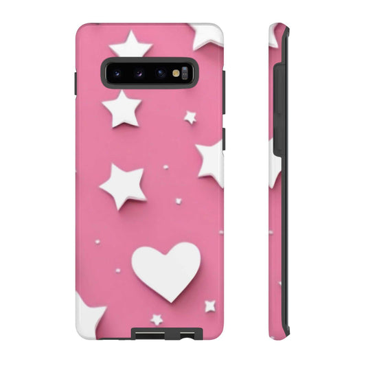 Hearts & Stars Samsung Phone Case Designed By Littlebitz 