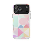 Pastel Geo Print iPhone Magsafe Phone Case