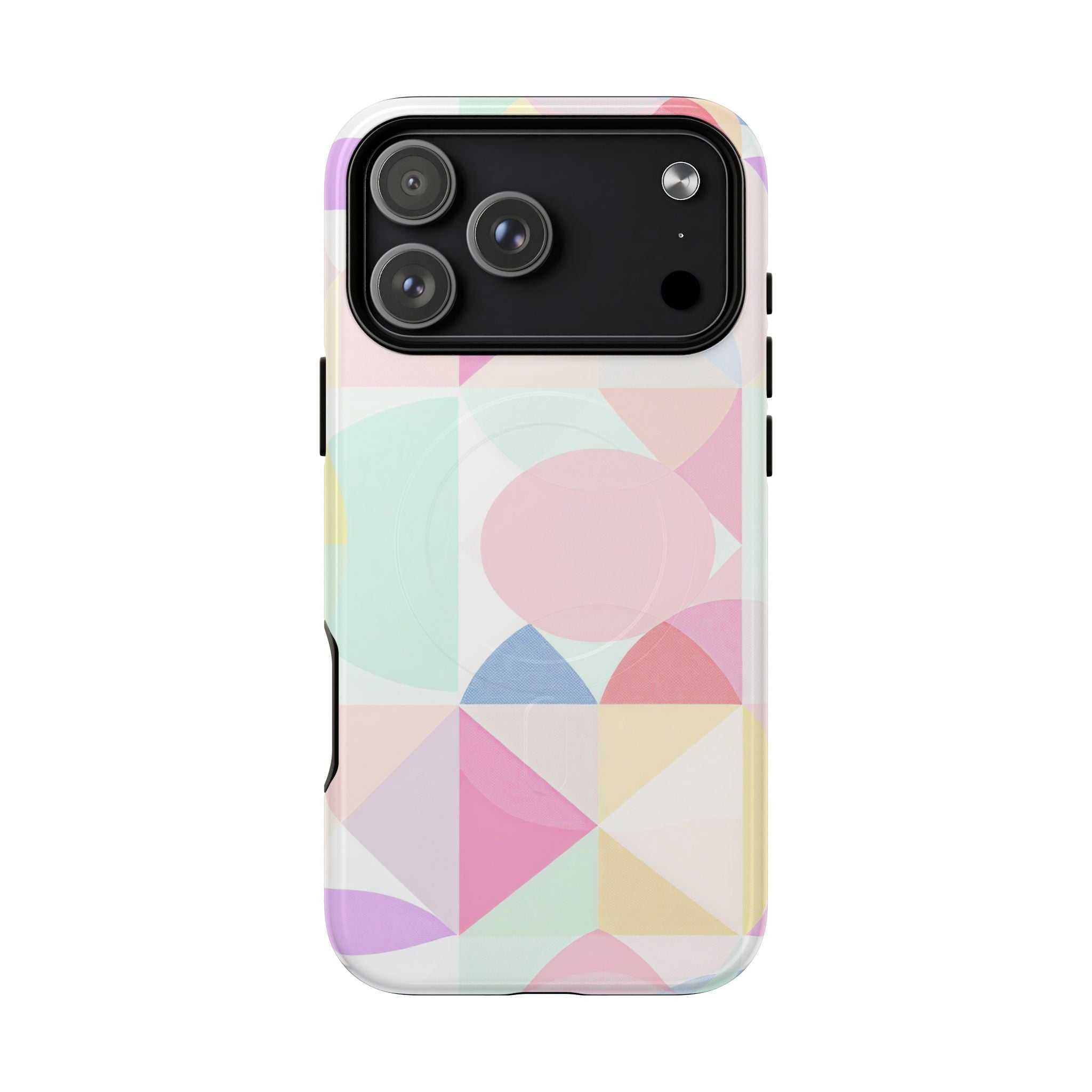 Pastel Geo Print iPhone Magsafe Phone Case
