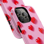 Pink Hearts iPhone Magsafe Phone Case