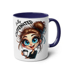Fun Sarcastic Coffee Mug with humorous design and glossy finish, 11oz ceramic, available in 7 colors.