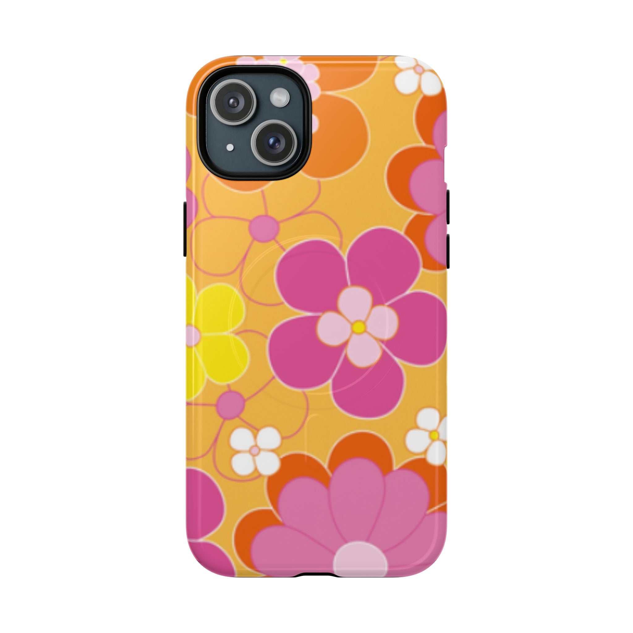 Retro Floral iPhone Magsafe Phone Case