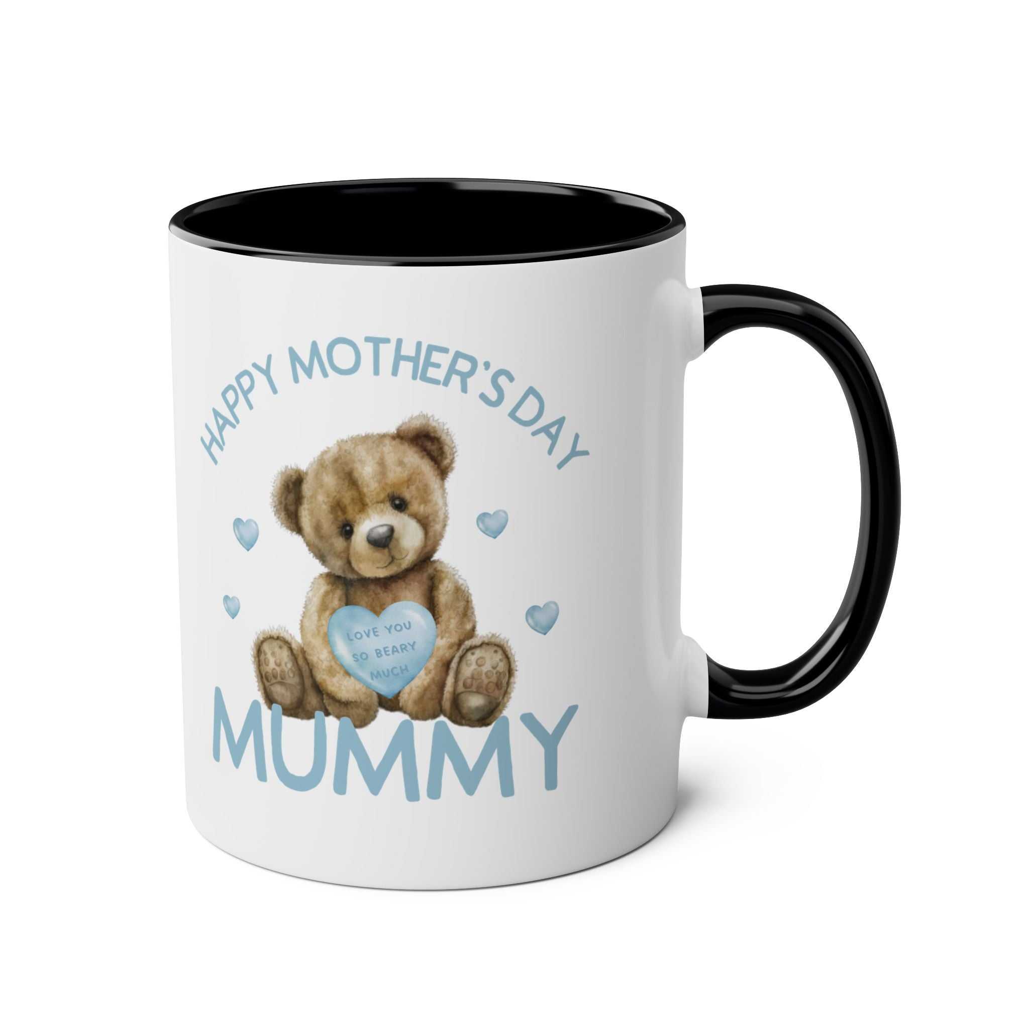 Cute Bear Mother's Day mug with lovable bear design, perfect gift for mom.
