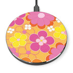 Retro Floral Design Wireless Charger